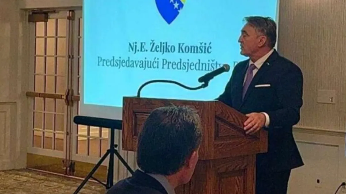 Komšić u SAD pred Dan državnosti: Dejtonom smo sačuvali BiH koja, iako nije savršena zaslužuje borbu