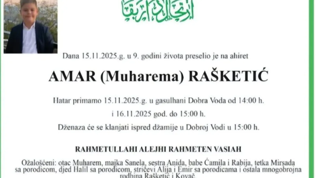 U vrijeme kada se ljudi sve manje osvrću jedni na druge, Amara su ispratili hiljade pogleda, misli i dova