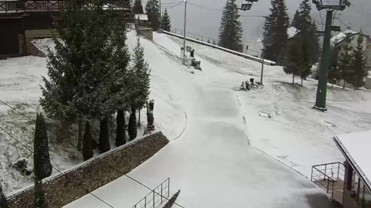 Jutros je u našoj zemlji oblačno vrijeme sa kišom i snijegom u višim područjima i na planinama.