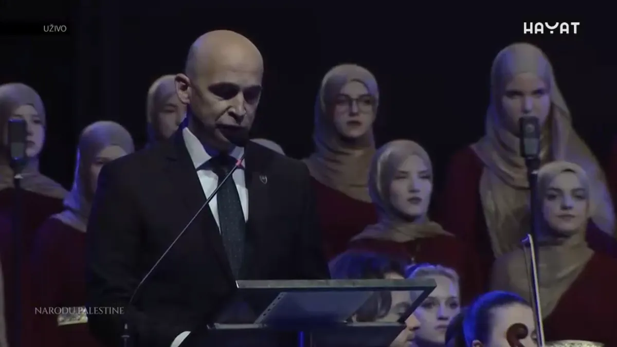 Koncert 'Narodu Palestine': Poruke mira i podrške iz Zenice