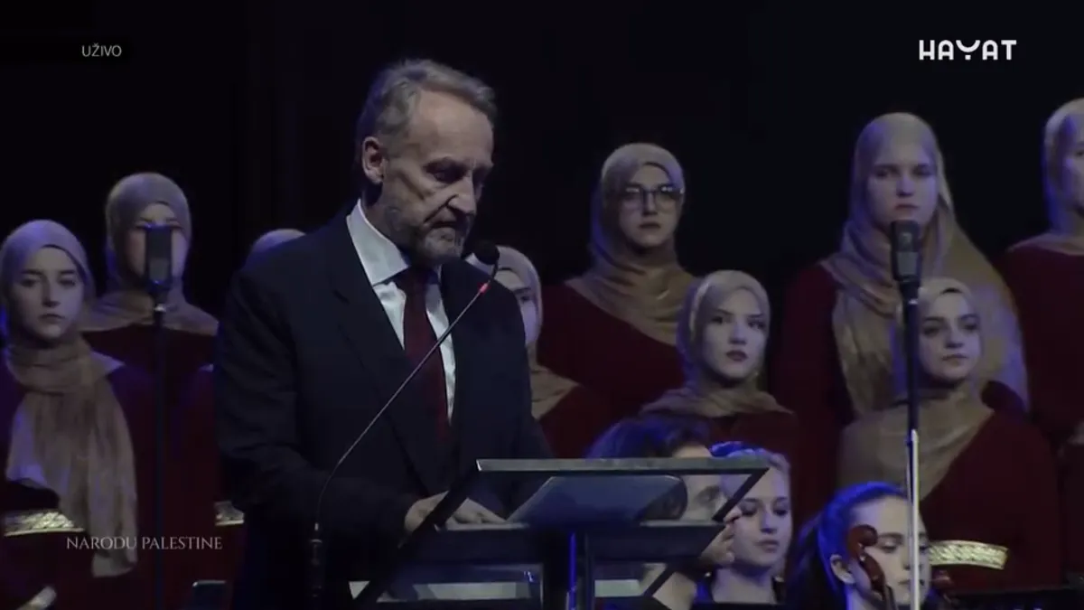 Koncert 'Narodu Palestine': Poruke mira i podrške iz Zenice