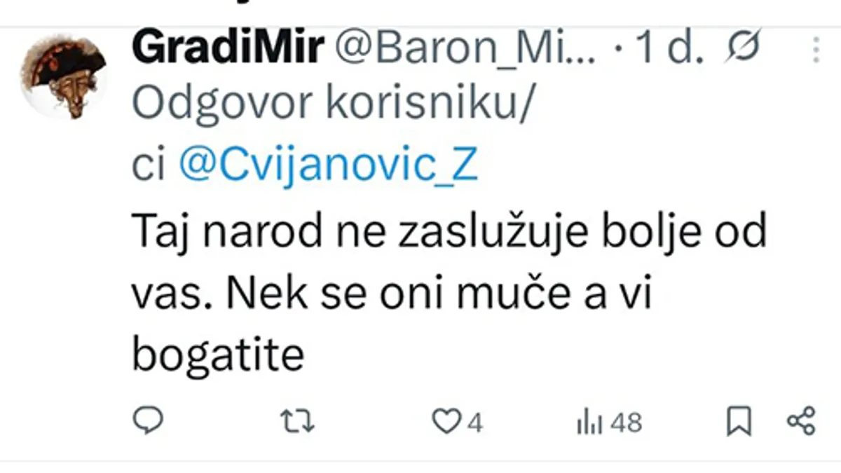 Željka Cvijanović objavila je fotografiju iz restorana u kojem je vrh SNSD-a proslavio sumnjivu izbornu pobjedu na vanrednim entitetskim izborima.