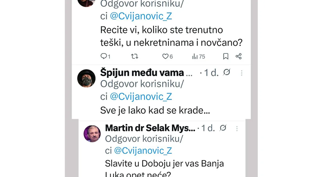 Željka Cvijanović objavila je fotografiju iz restorana u kojem je vrh SNSD-a proslavio sumnjivu izbornu pobjedu na vanrednim entitetskim izborima.