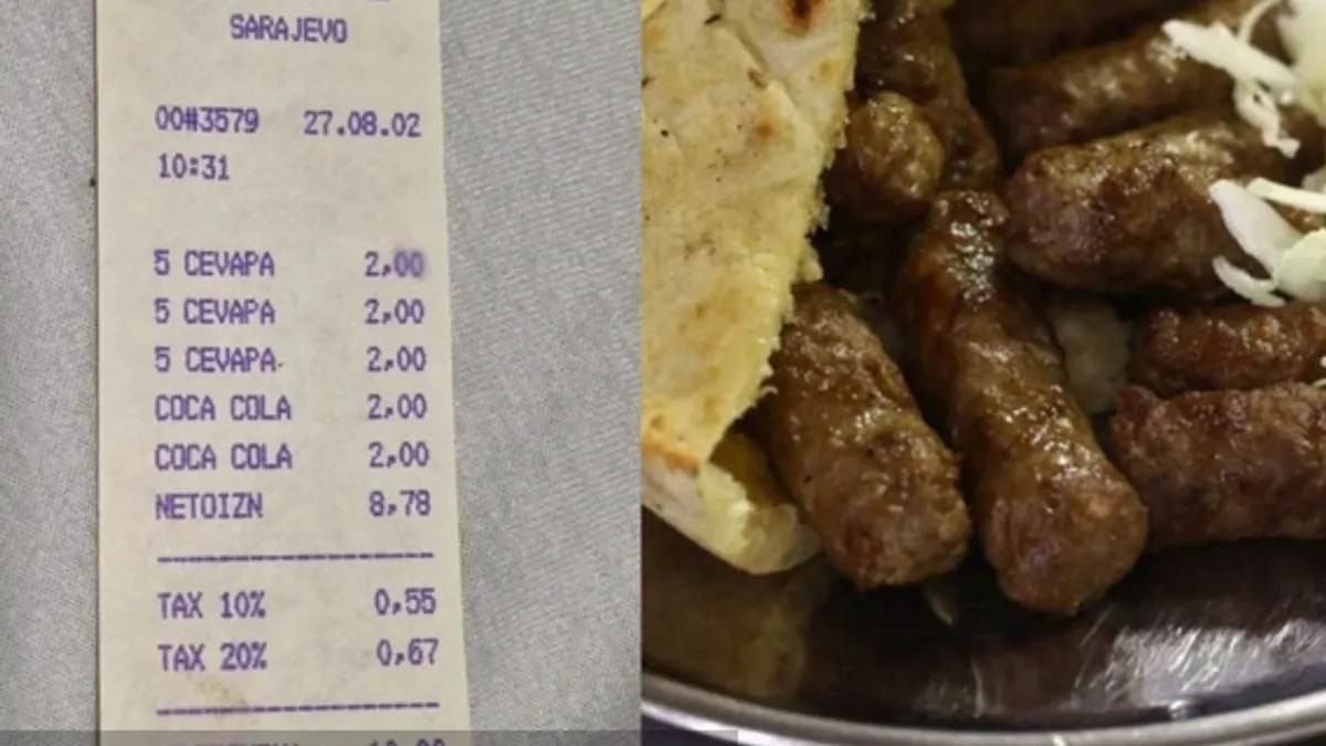 Šokantna inflacija: Godine 2002. ćevapi 2 KM! Mala porcija ćevapa nekad i sad, razlika je drastična!