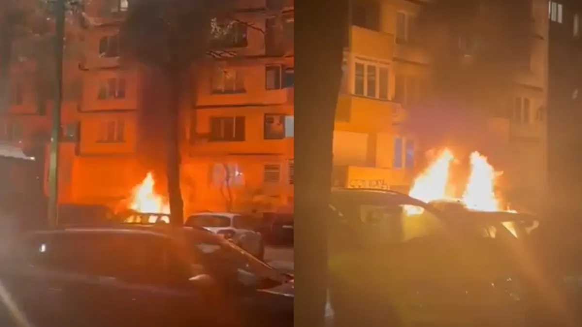 Dvije vatrogasne ekipe gasile su vatru na vozilu u ulici Behdžeta Mutevelića 