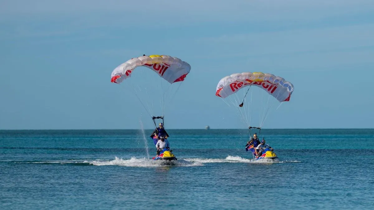 Projekt je zahtijevao razvoj potpuno novih zračnih protokola, jer kombinacija dronova, pirotehnike i padobranskih formacija do sada jednostavno nije postojala