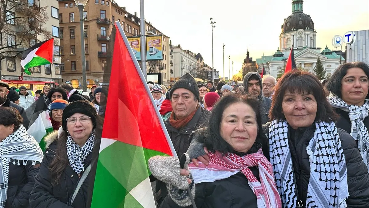 Demonstranti u Stockholmu osudili izraelske napade i ograničavanja humanitarne pomoći u Gazi