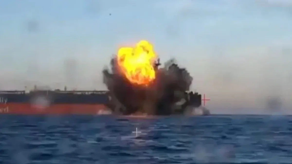 Video snimke pokazuju da su oba tankera, nakon što su pogođeni, pretrpjela kritičnu štetu i da su neupotrebljiva