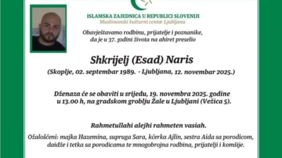 Sandžak se oprašta od Narisa Škrijelja: Najtužnije je što beba neće pamtiti očev zagrljaj...