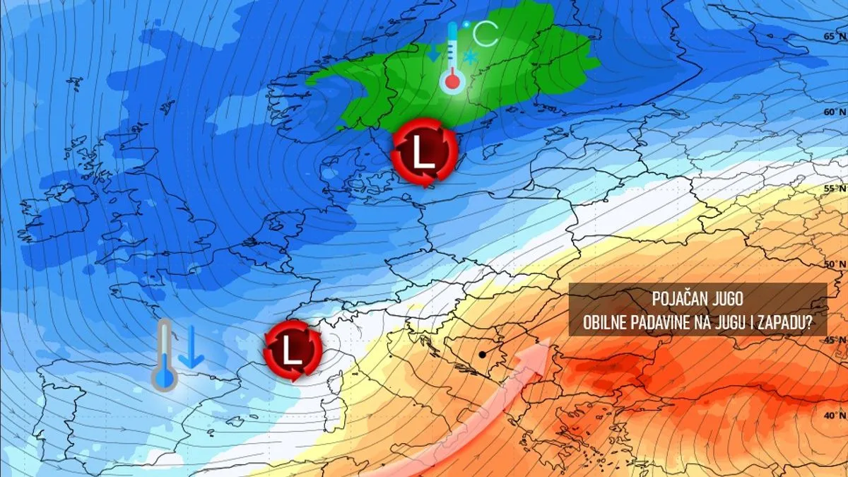 Pogledajte kad stiže ozbiljnije pogoršanje i koje će krajeve pogoditi obilne padavine