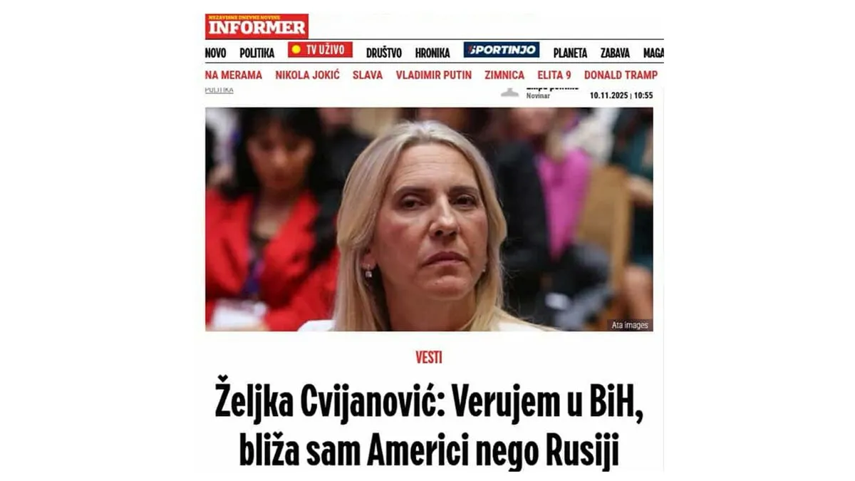 Ekskluziva sa Željkom Cvijanović uzdrmala regiju: Hayat TV ponovo u središtu političke scene