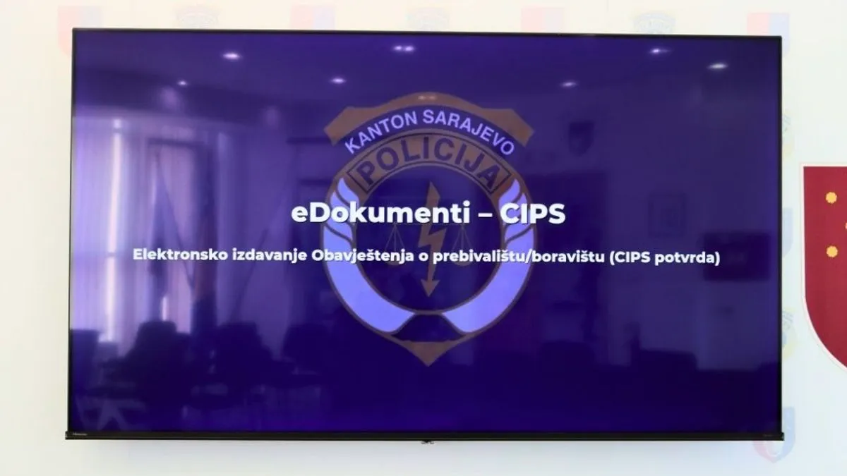 MUP Kantona Sarajevo prvi u Bosni i Hercegovini počeo elektronsko izdavanje CIPS potvrda 