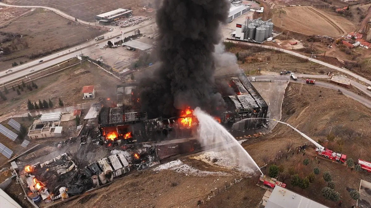 Stravičan požar progutao fabriku u industrijskoj zoni u Turskoj