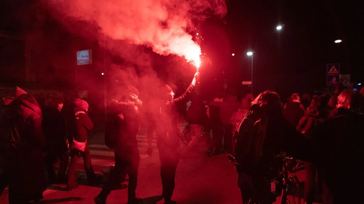 Protest je protekao bez incidenata, uz pojačano prisustvo policijskih snaga.