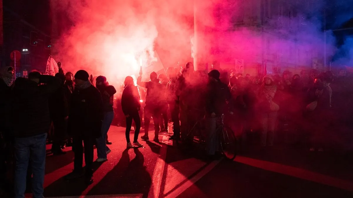 Protest je protekao bez incidenata, uz pojačano prisustvo policijskih snaga.