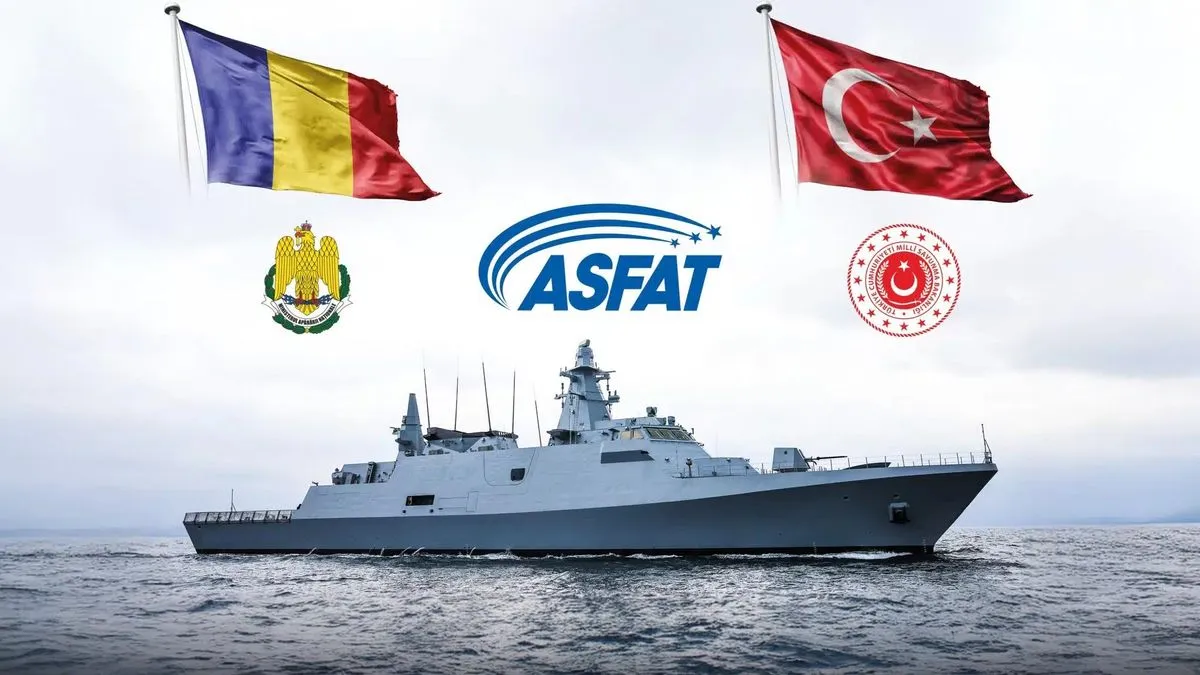 Ratni brod Akhisar, završen prošle godine u komandnom brodogradilištu u Istanbulu, sada je predan Rumunskim ratnim mornaricama.