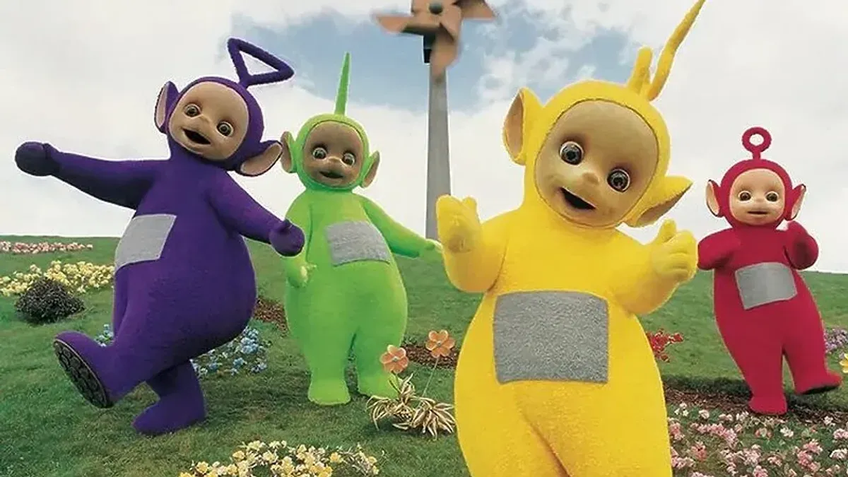 Kultno brdo prekriveno travom koje je ustvari bila kućica Teletabisa nalazilo se u Wimpstone Warwickshireu...