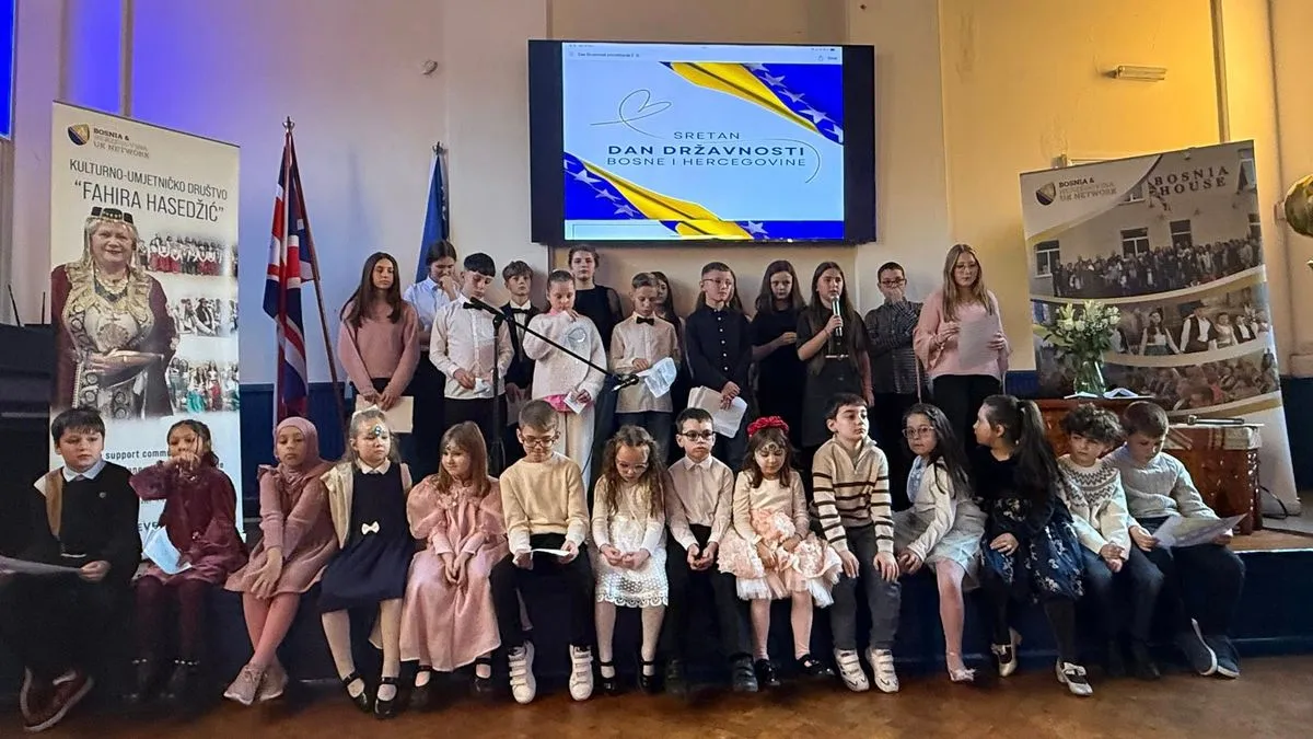 Dan državnosti BiH obilježen u Birminghamu: Generacije ujedinjene u ljubavi prema domovini