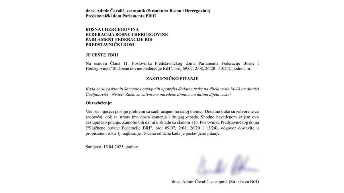 Od jutros hitni radovi: Najavljena krivična prijava nakon haosa na magistralnoj cesti Sarajevo-Tuzla