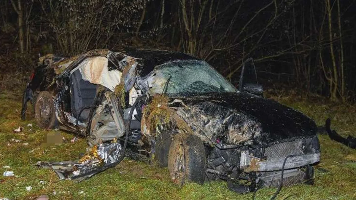 Vozilo je sletjelo s ceste, nakon čega se više puta prevrnulo, zaustavivši se tek pedesetak metara dalje u polju.