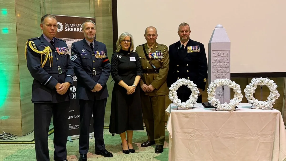 Historijski nišan Srebrenice: Simbol sjećanja otkriven u Walesu