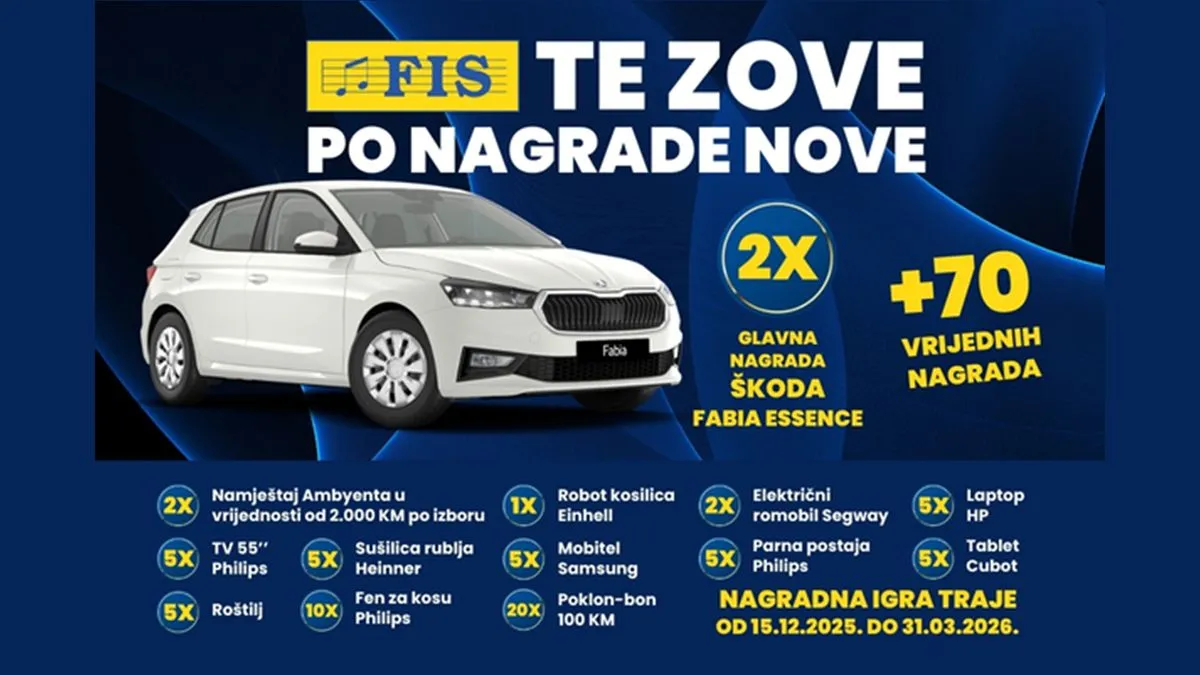FIS nagradna igra 'FIS te zove po nagrade nove'