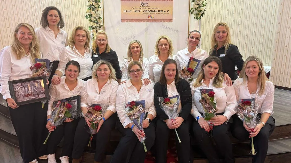 Svečana noć u Oberhausenu: BKUD 'Nur' proslavio 15 godina uspješnog rada