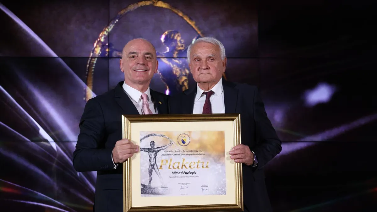 Za sportistu 2025. godine, proglašena je naša najbolja plivačica Lana Pudar