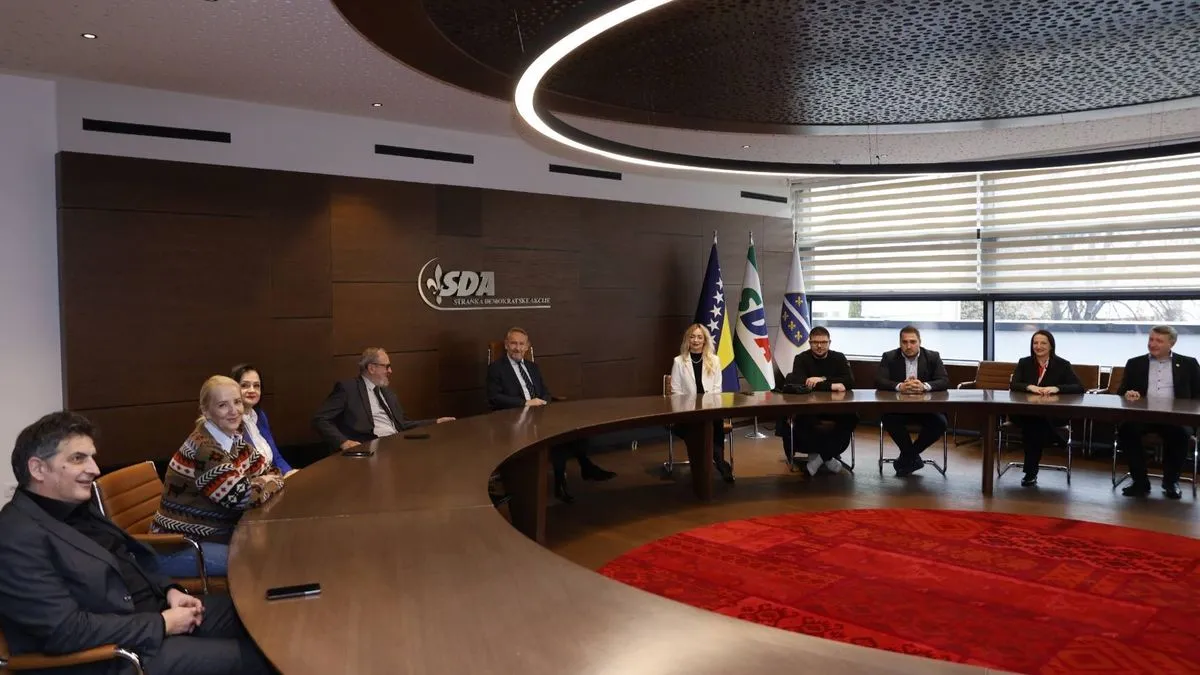 Izetbegović upriličio prijem za članove SDA hrvatske nacionalnosti povodom Božića