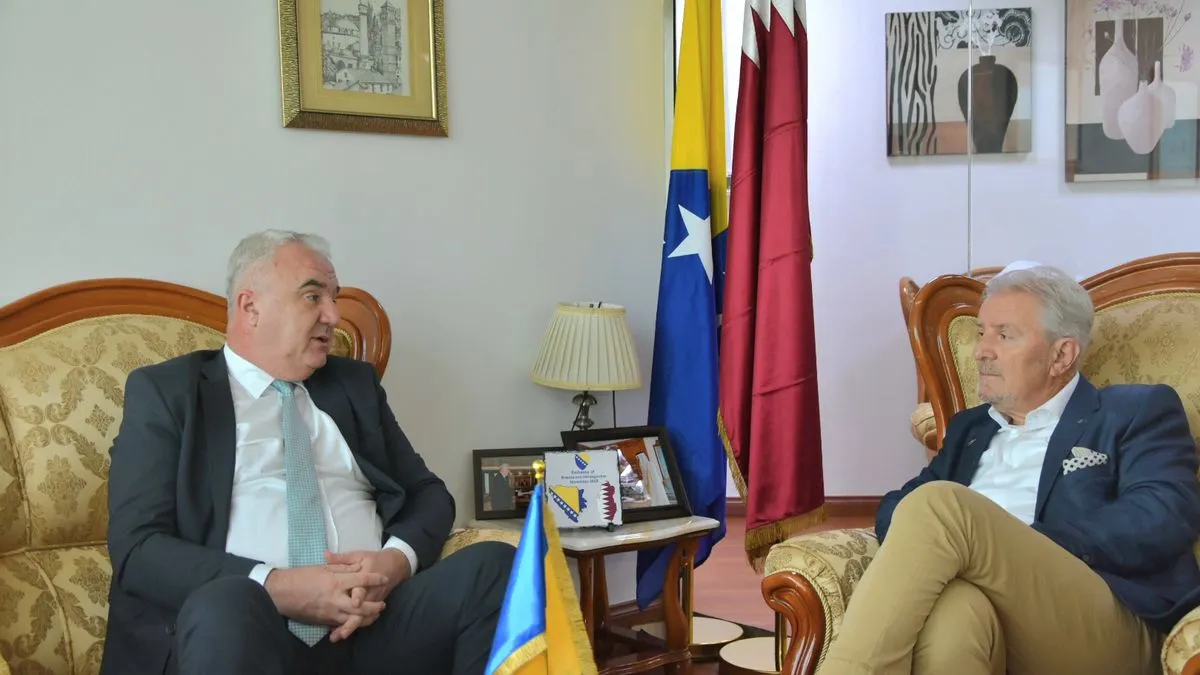 Potpredsjednik Lendo zahvalio je ambasadoru Haliloviću na predanom diplomatskom radu, naglasivši važnost efikasne saradnje.