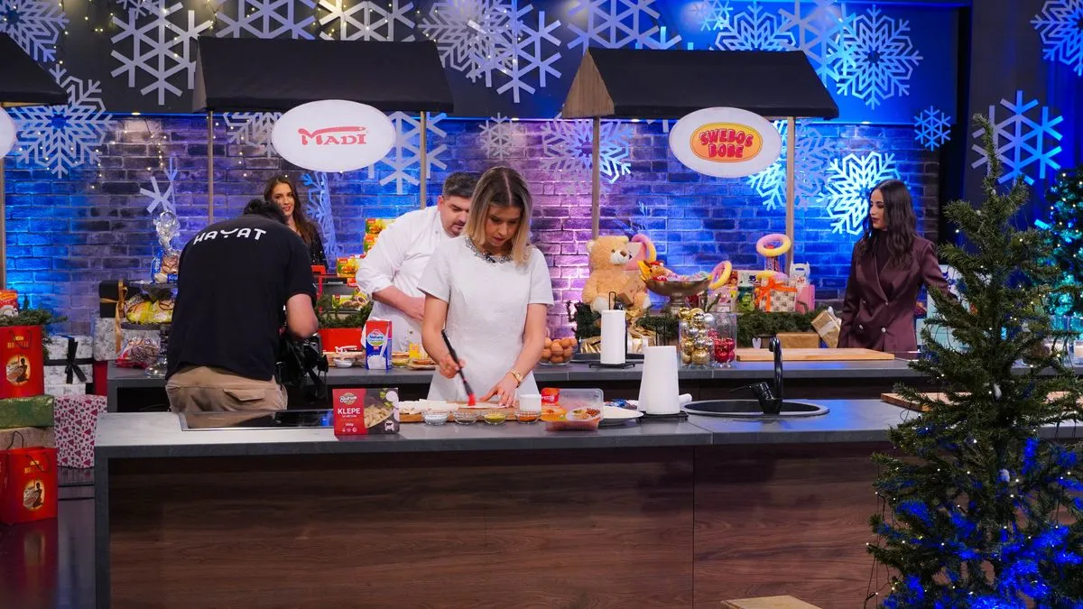 Već na prvi pogled bilo je jasno da se duh praznika osjeća u svakom segmentu emisije.