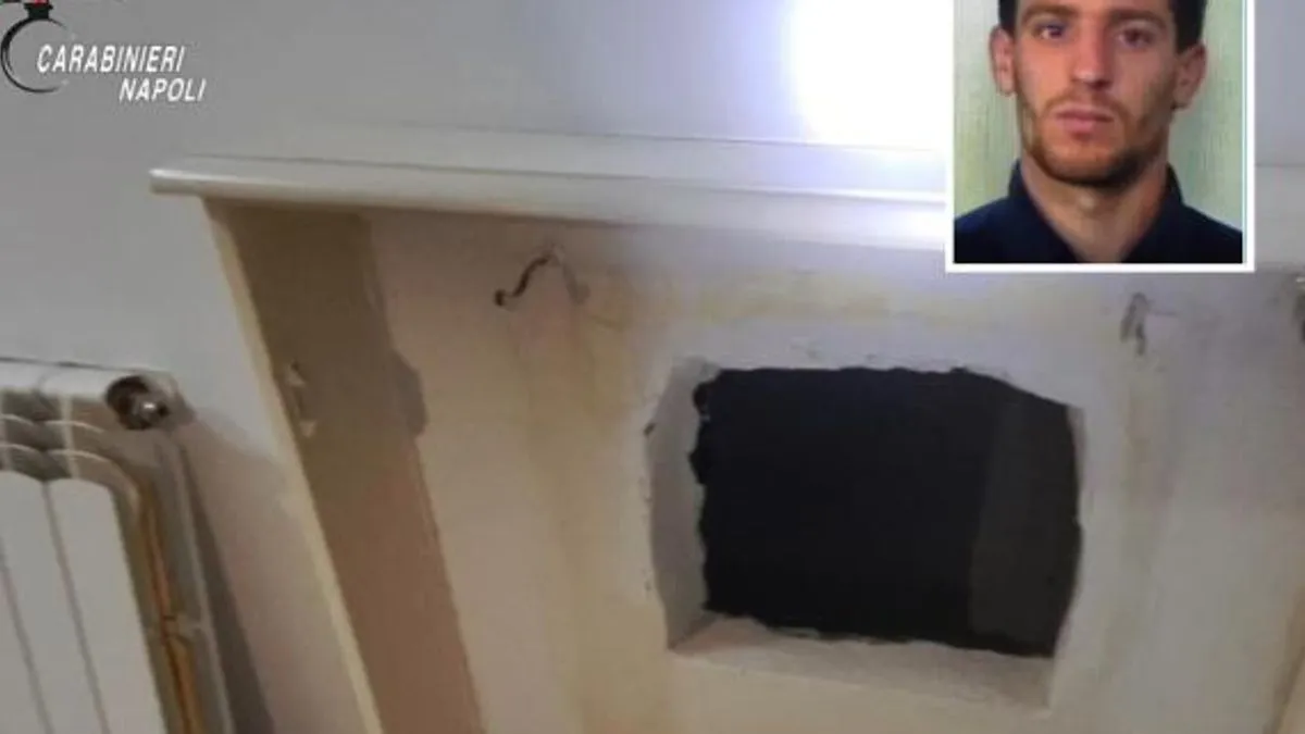 Planirao da božićne praznike provede s porodicom, ali su karabinjeri, nakon što su locirali tajnu prostoriju, izveli akciju i lišili ga slobode.