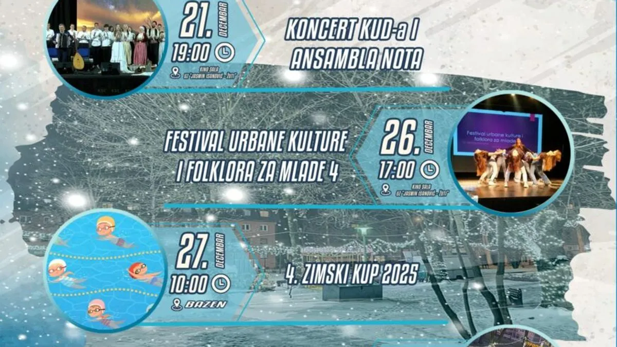 Programi manifestacije odvijat će se od 21. decembra ove do 1. marta naredne godine