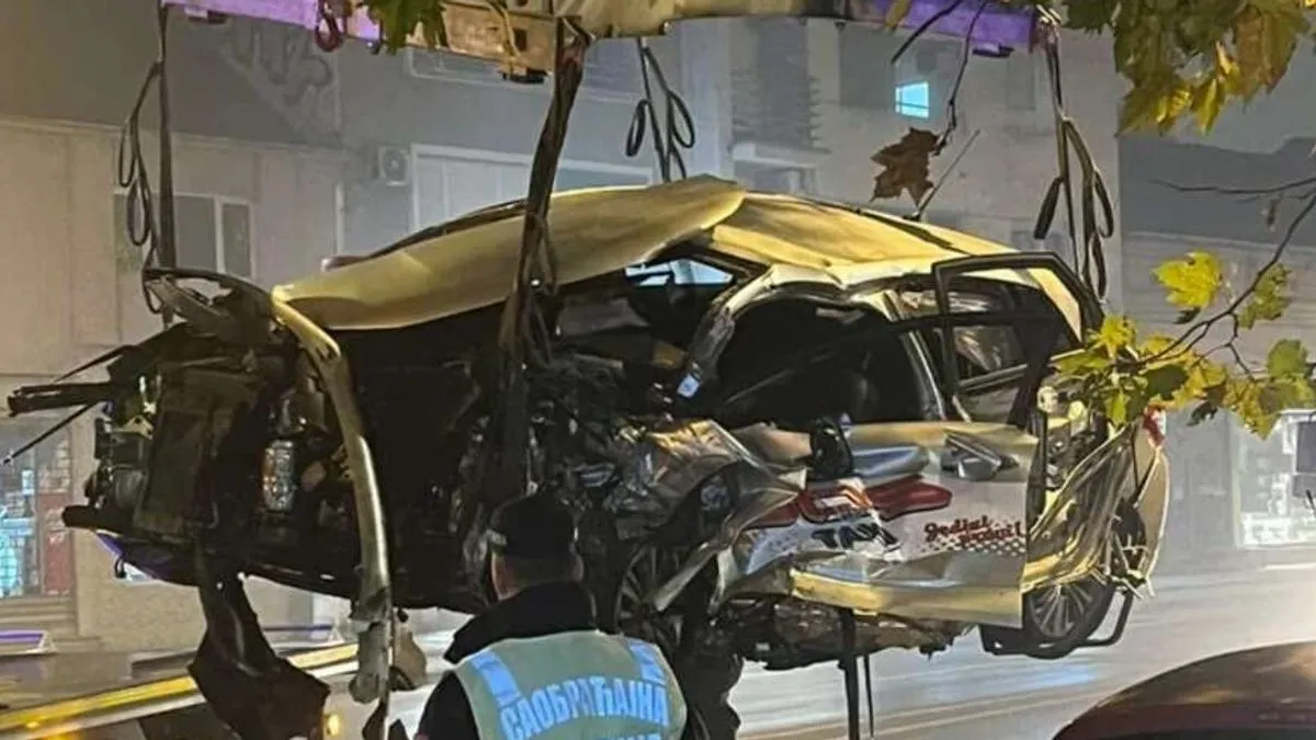 Nakon stravične nesreće koja se sinoć dogodila u Novom Sadu, umro je taksista. 