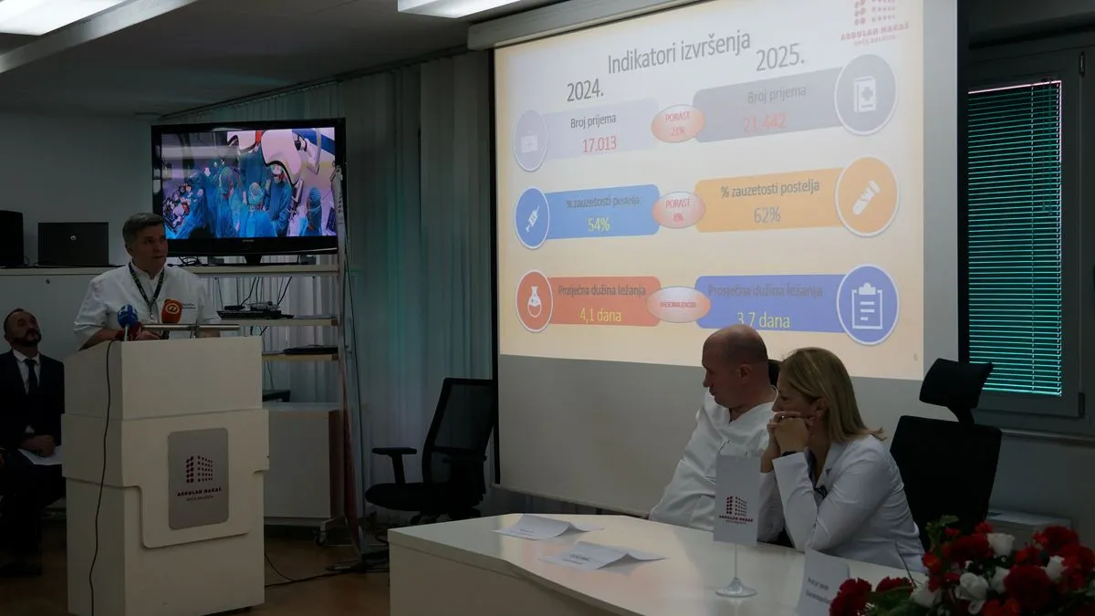 U godini na izmaku, Opća bolnica je zabilježila fascinantan porast obima posla