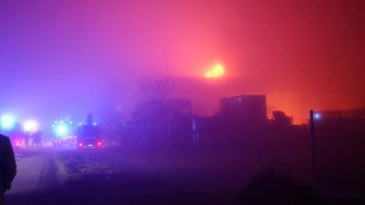 Zbog gustog dima koji se širio širim područjem, građanima je upućen apel na oprez.