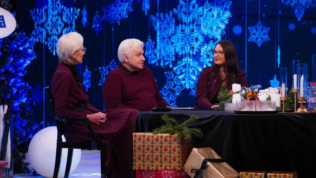 Već na prvi pogled bilo je jasno da se duh praznika osjeća u svakom segmentu emisije.