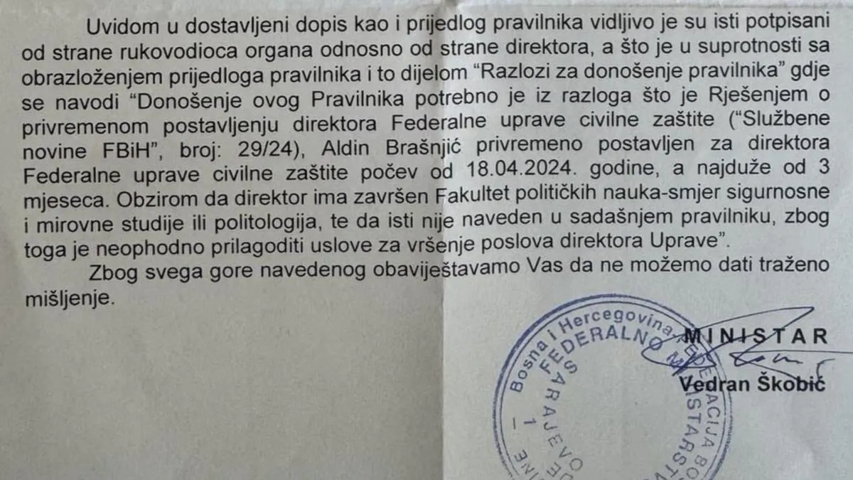 Pravilnik je u konačnici izmijenjen kada je izbačen sporni dio