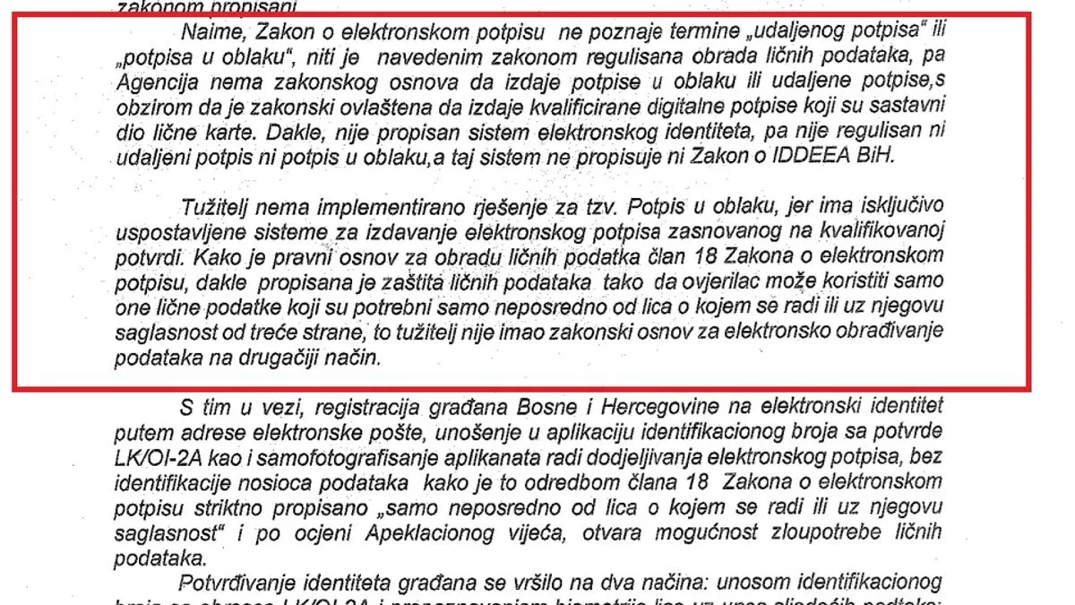 'Digitalna revolucija' ili pravni haos: IDDEEA prikuplja elektronske potpise građana 'na daljinu'