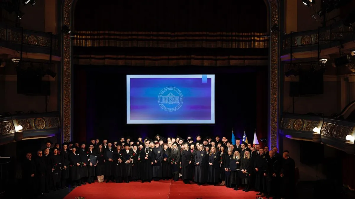 Ovim činom su i završeni Svečani decembarski dani Univerziteta u Sarajevu