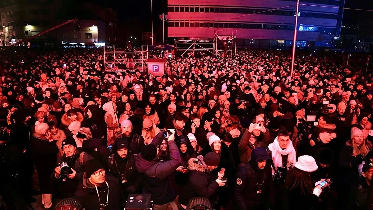 Na beogradskim ulicama vladala je praznična atmosfera, a primijećen je i veliki broj stranih turista
