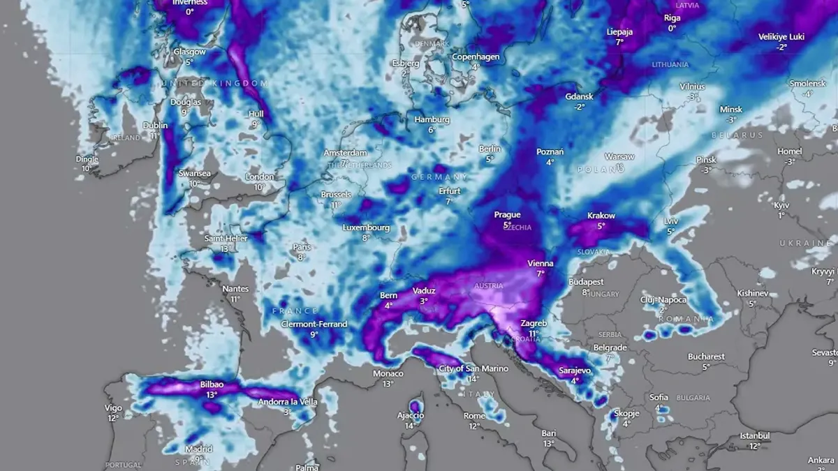  Očekivane temperature zraka u Hercegovini i na planinama bit će iznad, a u područjima dugotrajne magle u granicama višegodišnjeg prosjeka