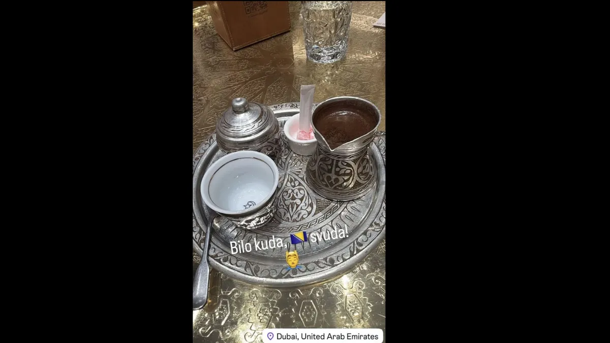Musa ni u Dubaiju ne može bez bosanske kafe: Bilo kuda, BiH svuda