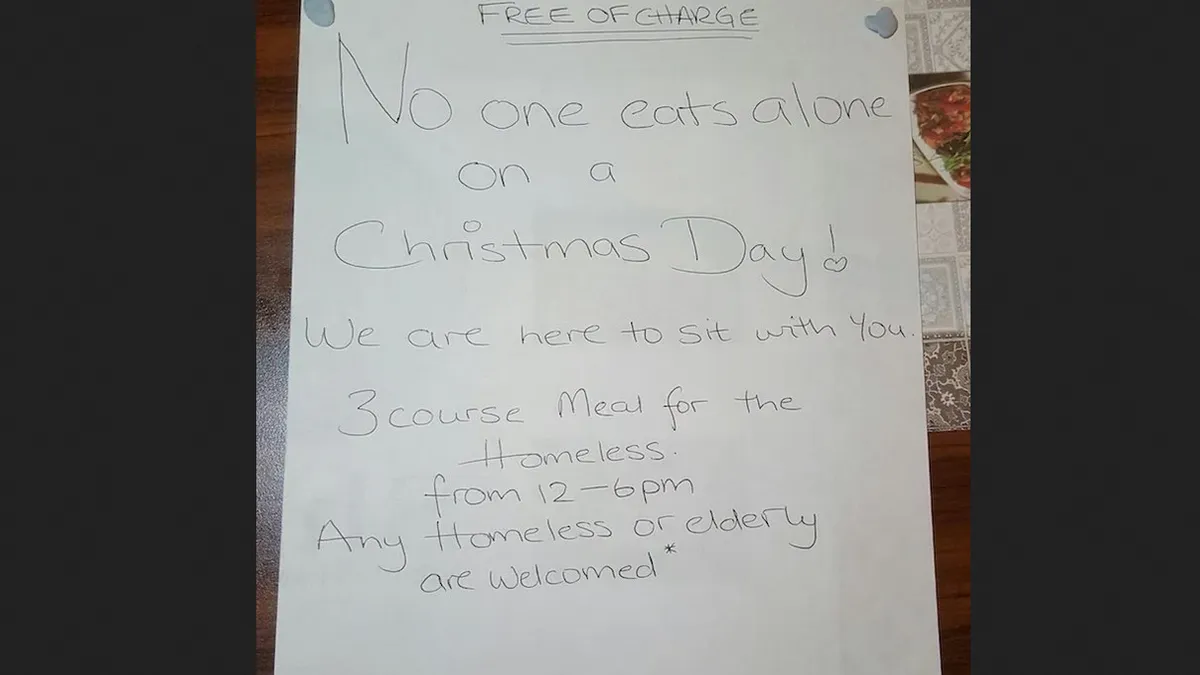 Nedugo nakon što je postavio ovaj znak ljudi su ga počeli primjećivati