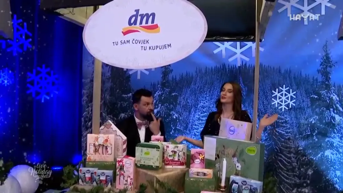 Već na prvi pogled bilo je jasno da se duh praznika osjeća u svakom segmentu emisije.