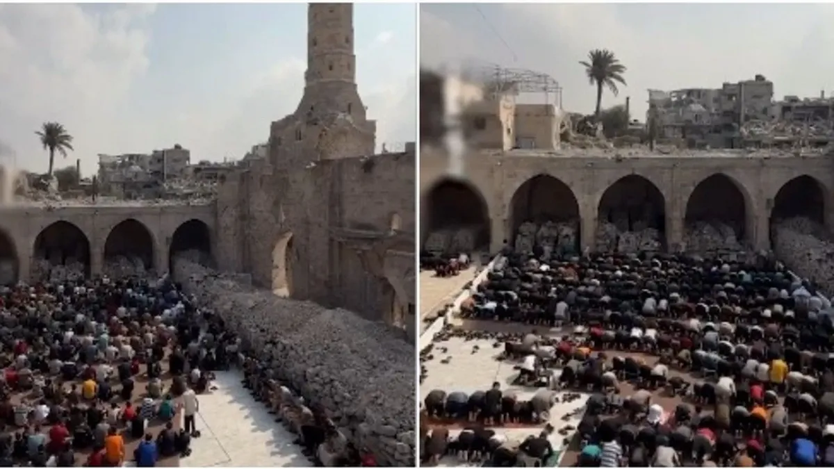  Velika džamija Omari, poznata i kao Velika džamija u Gazi, najveća je najstarija džamija u Gazi