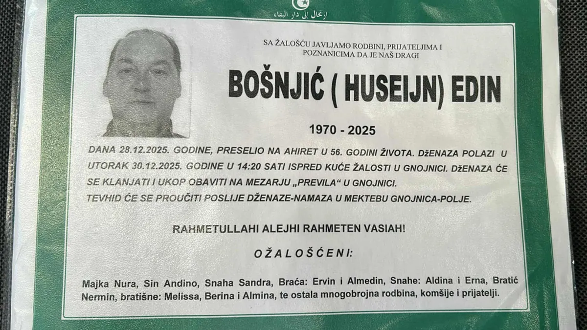 Preminuo Edin Bošnjić, ugledni privrednik i čovjek velikog srca