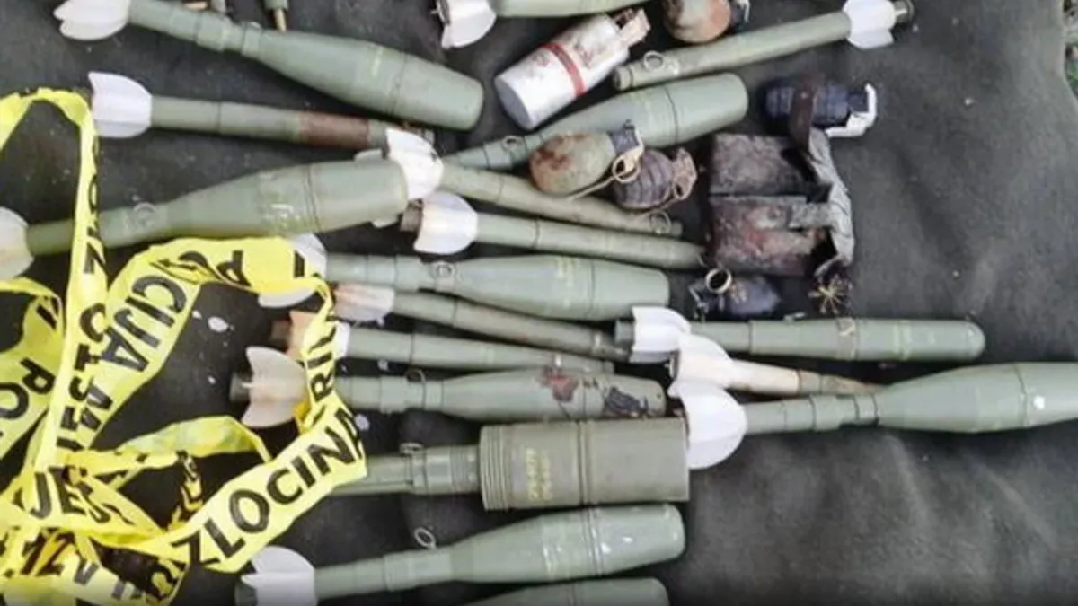 U Pridvoračkom kraku, jednom od krakova rijeke Trebišnjice, pronađena je i veća količina ručnih bombi.