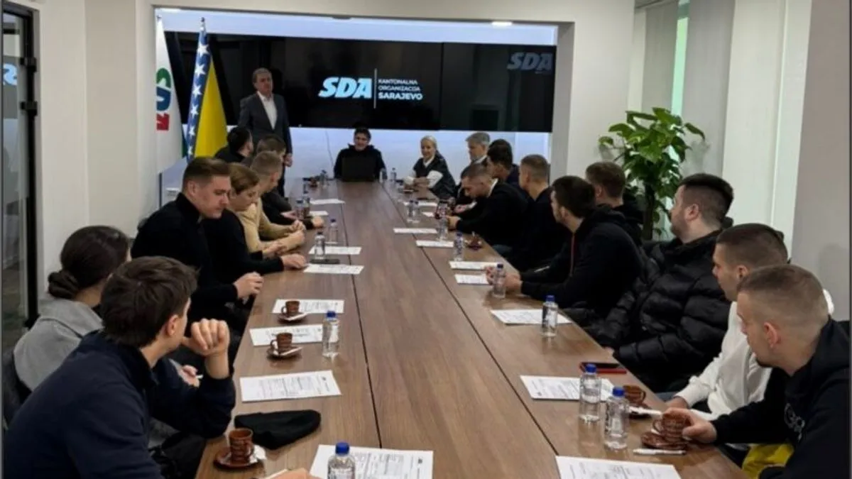 Predsjednik Kapidžić izrazio je zadovoljstvo pozitivnom energijom i jako veselom atmosferom kojoj danas svjedočimo u KO SDA