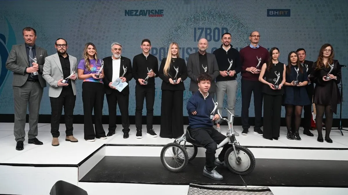 Atić sportista godine, Bećiragić najbolji trener, priznanje košarkaškoj reprezentaciji BiH